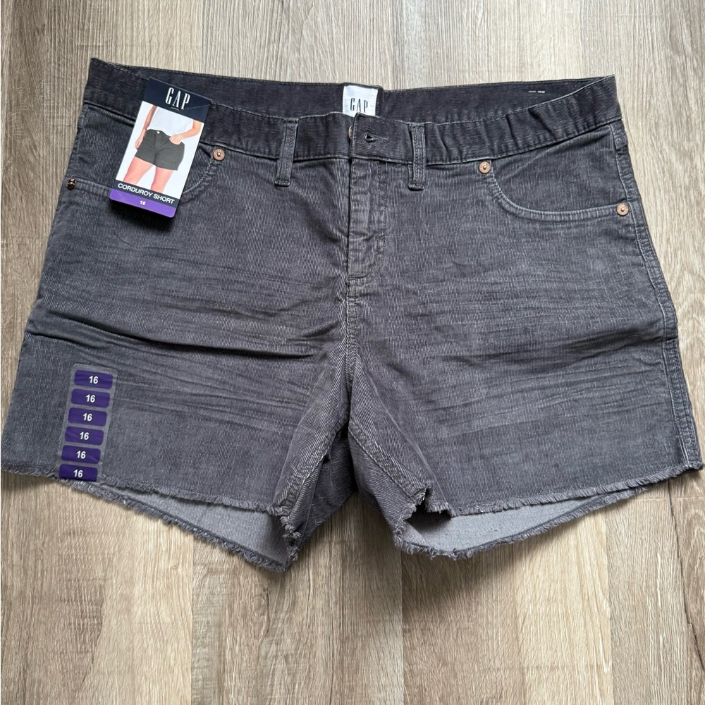 GAP Women's Charcoal Grey Jean Shorts